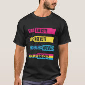 Hus Are Panual Flag Pan Pride Panual T-shirt (Voorkant)