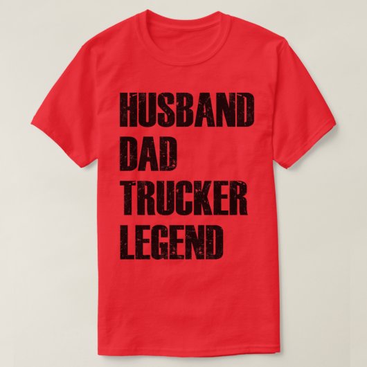 Hus Dad Trucker6 T-shirt (Design voorkant)