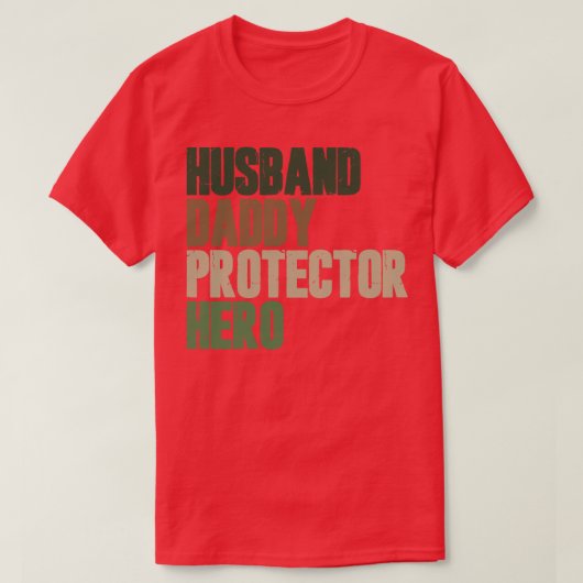 Hus Daddy Protector Hero T-shirt (Design voorkant)