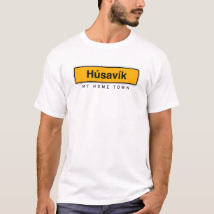 Husavik, mijn thuisstad IJsland beste nummer  T-shirt