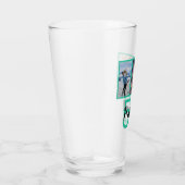 Husband 50th Birthday Foto Collage Glas (Rechts)