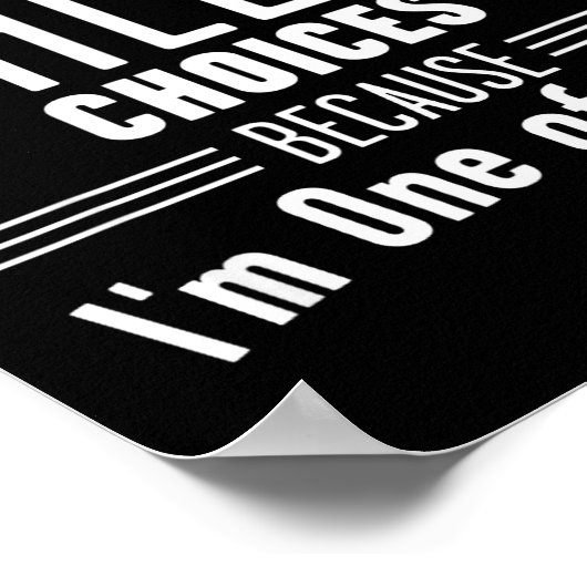 Husband And Ashley I Never Question Choices Togeth Poster (Hoek)