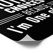 Husband And Laura I Never Question Choices Togethe Poster (Hoek)