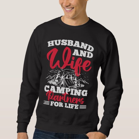 Husband And Wife Camping Partners For Life  3 Trui (Voorkant)