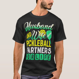 Husband and Wife Pickleball Partners voor Lilfe Fu T-shirt