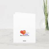 Husband Appreciation Day Card - Man Carrying Wife  Kaart (Achterkant)