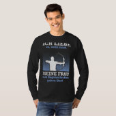 Husband Archer Dad Archery Mannen T-shirt (Voorkant volledig)