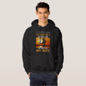 Husband Better Man God Sent Wife Quote Apparel Hoodie (Voorkant volledig)