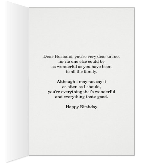 Husband Birthday Abstract Mandala Design (Binnen (Rechts))