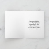 Husband Birthday Card - Cartoon Ostrich - Digital Kaart (Binnen)