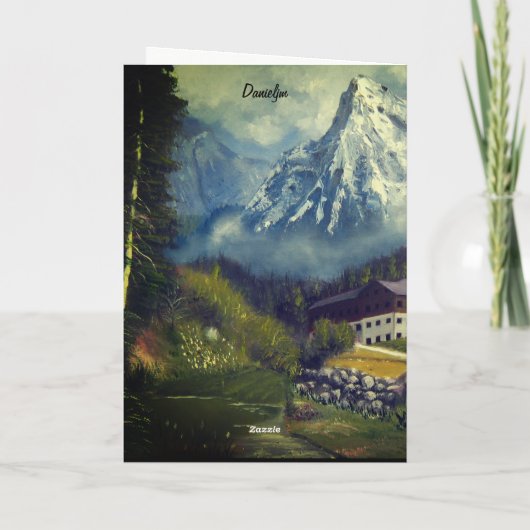 Husband Birthday Card Kaart (Achterkant)