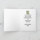 Husband Birthday Love my Heart Chickadee Bird Kaart (Binnen)