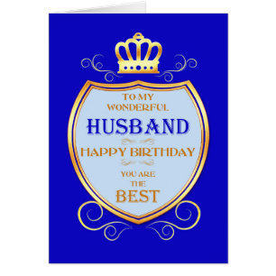 Husband Birthday met Shield