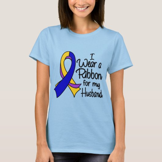 Husband - bladerkanker - lint t-shirt (Voorkant)