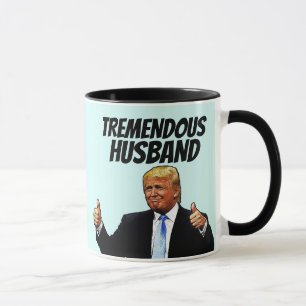 HUSBAND COFFEE MOK, DONALD TRUMP MOK