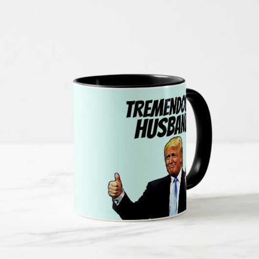 HUSBAND COFFEE MOK, DONALD TRUMP MOK (Voorkant rechts)