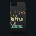 Husband dad 35 jaar oude legende 35e verjaardag ma 	iPhone 8/7 hoesje<br><div class="desc">Husband dad legende 35-jarige verjaardagsuitrusting voor vader van kleinkinderen kinder zoontvrouw.</div>