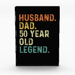 Husband dad 50 jaar oude legende 50e verjaardag ma acryl prijs<br><div class="desc">Husband dad legend 50 Year old birthday outfits for dad from grandkidkids kids son daughter wife.</div>