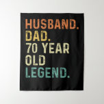 Husband dad 70 Year old legend 70th birthday gifts Wandkleed<br><div class="desc">Husband dad legend 70 Year old birthday outfits for dad from grandkidkids kids son daughter wife.</div>