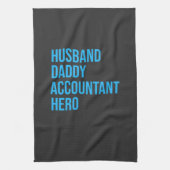 Husband Dad Accountant Theedoek (Verticaal)