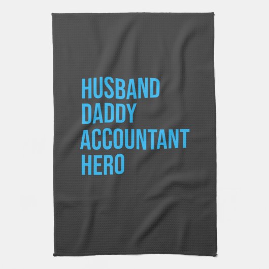 Husband Dad Accountant Theedoek (Verticaal)