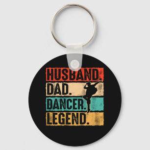 Husband Dad Dancer Legend Dancer Sleutelhanger