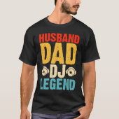 Husband Dad DJ Legend T-shirt (Voorkant)