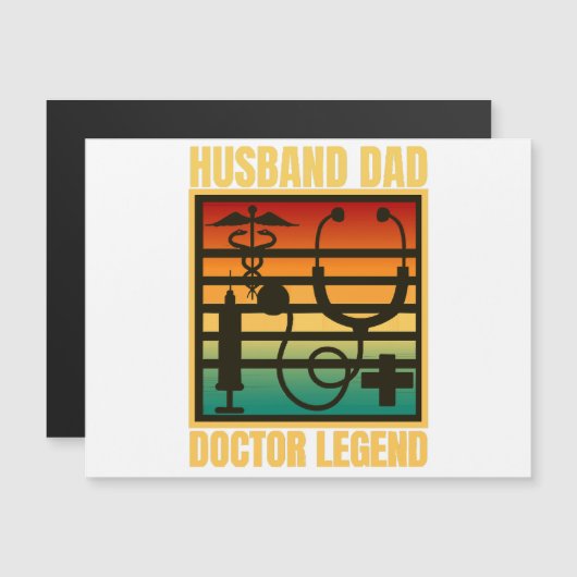 Husband Dad Doctor Legend (Voorkant / Achterkant)