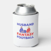 Husband Dad Fantasy Football Blikjeskoeler (Blikje Voorkant)