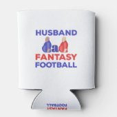 Husband Dad Fantasy Football Blikjeskoeler (Achterkant)