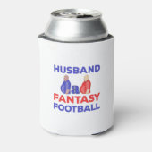 Husband Dad Fantasy Football Blikjeskoeler (Blikje Achterkant)