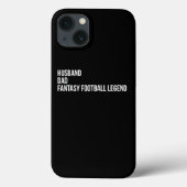 Husband Dad Fantasy Football Legend Case-Mate iPhone Case (Achterkant)