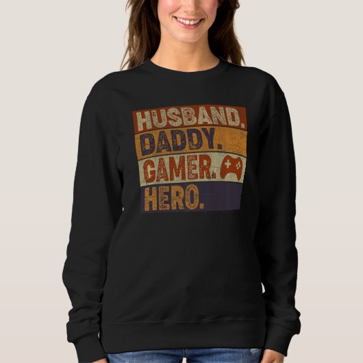 Husband Dad Gamer Gaming Trui (Voorkant)