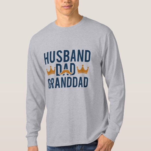 Husband DAD Granddad T-shirt (Voorkant)