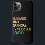Husband dad grandpa 55 year old 55th birthday gift iPhone 11Pro max hoesje<br><div class="desc">Husband dad grandpa 55 year old men birthday outfits for dad grandpa</div>