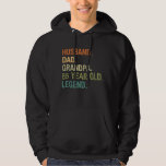 Husband dad grandpa 65 year old 65th birthday men hoodie<br><div class="desc">Husband dad grandpa 65 year old men birthday outfits for dad and grandpa from grandkidkids kids zijn daughter wife.</div>