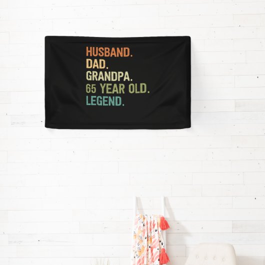 Husband dad grandpa 65 year old 65th birthday men spandoek (Insitu)