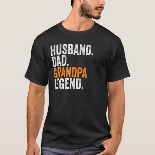 Husband Dad Grandpa Legend Occupation Office T-shirt (Voorkant)