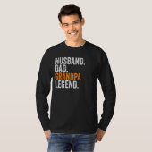 Husband Dad Grandpa Legend Occupation Office T-shirt (Voorkant volledig)