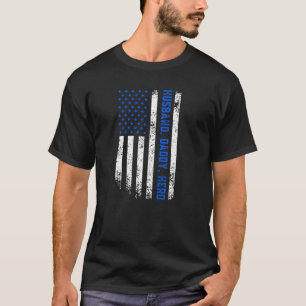 Husband Dad Hero Police Officer Sheriff F T-shirt