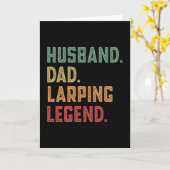 Husband Dad Larping Legend larp Kaart (Gele Bloem)