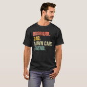 Husband Dad Lawn Care Legend   Father Landscaping  T-shirt (Voorkant volledig)