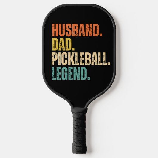 Husband Dad Pickleball Legend Paddle (Voorkant)