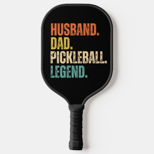 Husband Dad Pickleball Legend Pickleball Paddle (Achterkant)
