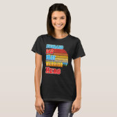 Husband Dad Pilot Warrior Hero Father Day  T-shirt (Voorkant volledig)