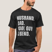 Husband Dad Pool Guy Legend  10 T-shirt (Voorkant)