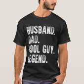 Husband Dad Pool Guy Legend T-shirt (Voorkant)