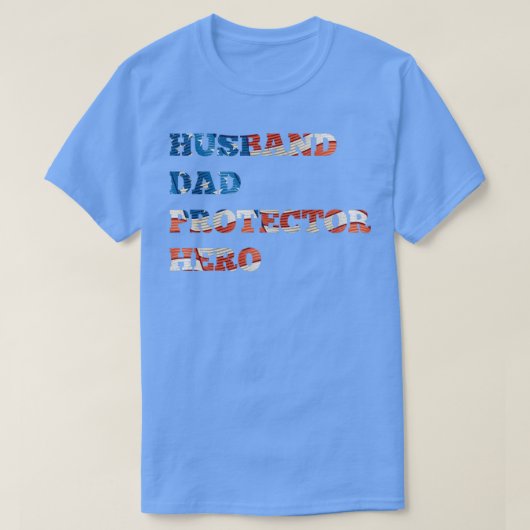 HUSBAND dad protector held T-shirt (Design voorkant)