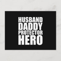 Husband Dad Protector Hero Fathers Day