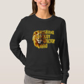 Husband Dad Protector Hero Lion T-shirt (Voorkant)